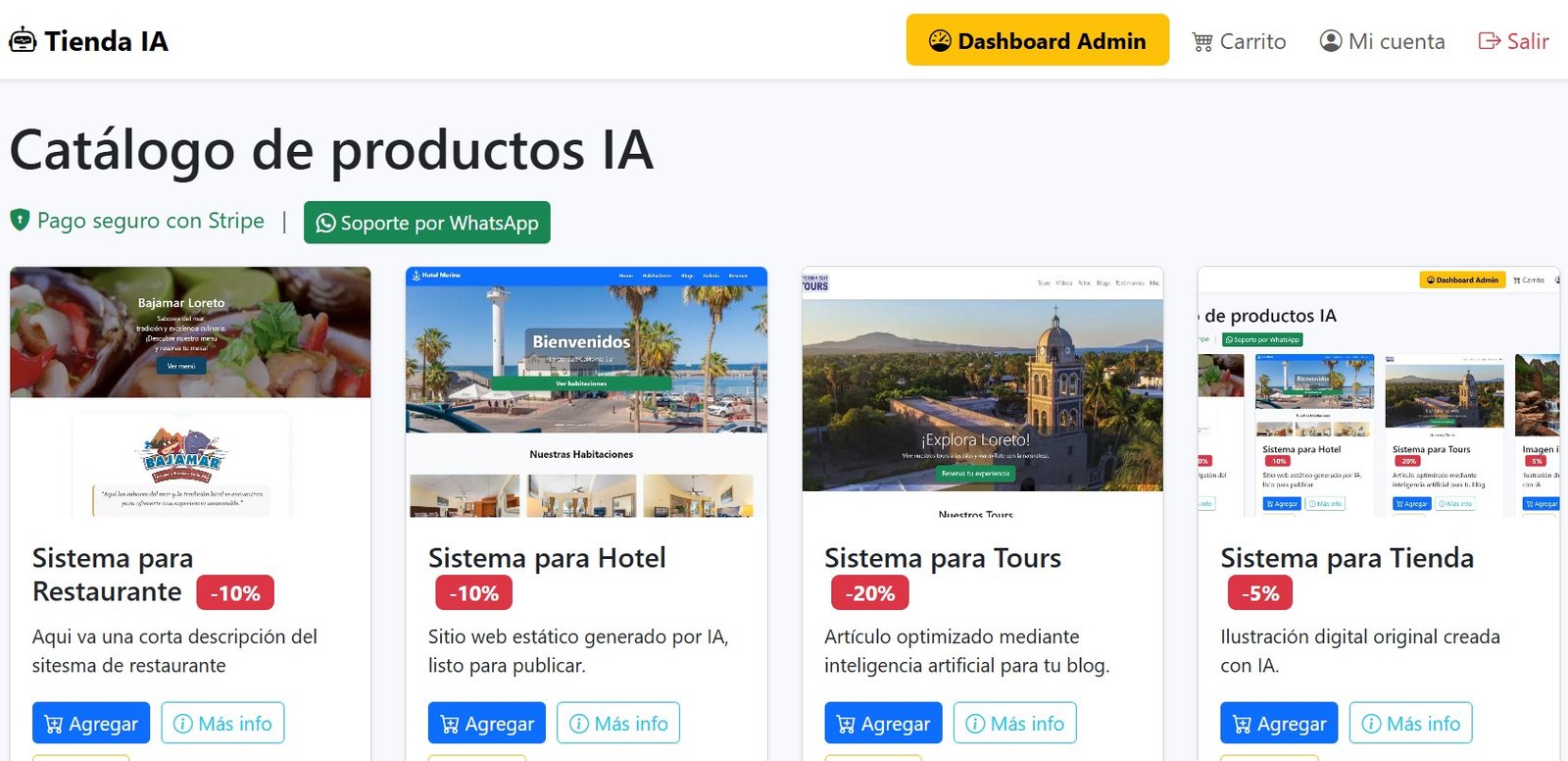 Foto Sistema para Tienda